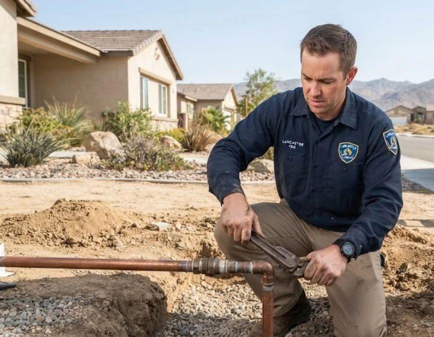 Plumber providing service in Palmdale, CA